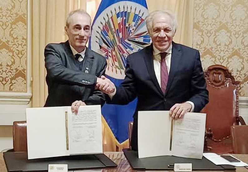 La Junta Federal de Justicia de Paz firmó un acuerdo con la OEA
