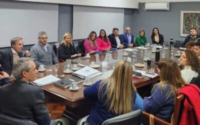 Reunión de JuFePaz con el colegio de abogados de Santa Fe capital.