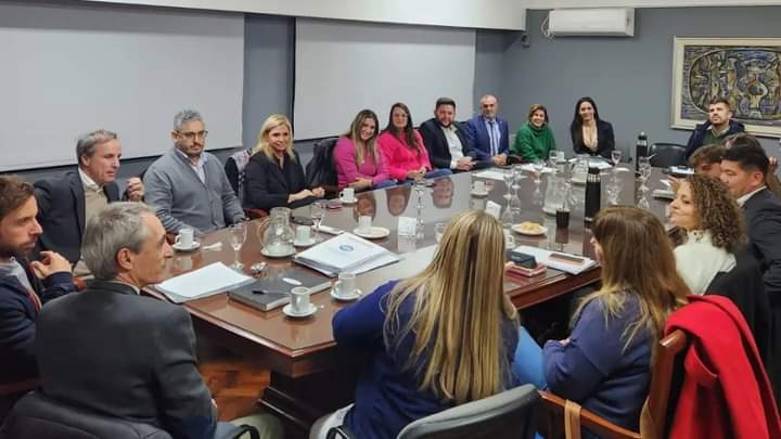 Reunión de JuFePaz con el colegio de abogados de Santa Fe capital.