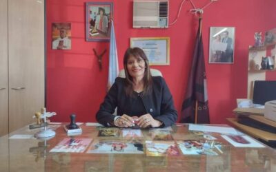 CLAUDIA BOEDO, única mujer juez de paz en Rosario de la Frontera.
