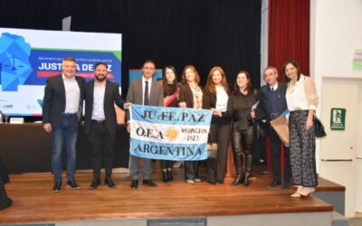 JUFEPAZ en el lanzamiento del Seminario de Justicia de Paz en Córdoba.