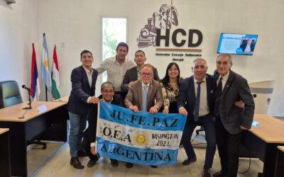 Garupá distinguió a su juez de paz, Óscar “Cacho” Barada y JuFePaz estuvo presente.